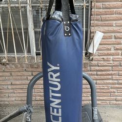 Boxing bags and stand