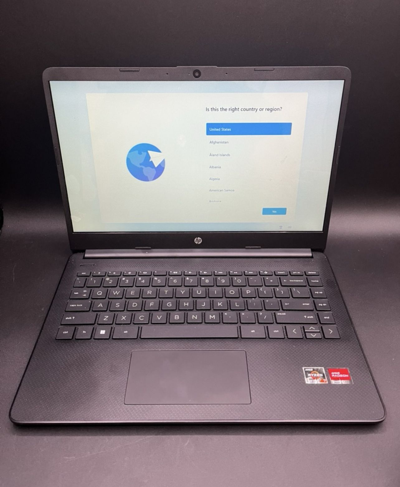HP Laptop Model 14-FQ1035CL 512gb Ryzen 7 *3969
