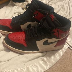 Bred Toe Jordan 1 Size 10