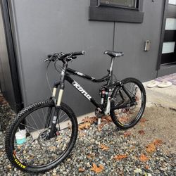 Kona Dawg full suspension mountain bike 