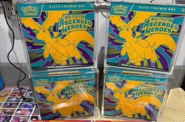 (4) Ascended Hero ETB’s
