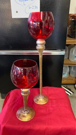 Large candle holders