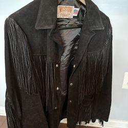 Genuine Suede Tassel Jacket