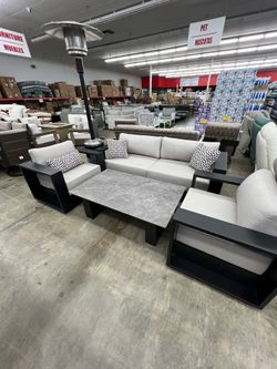 Outdoor Patio Set 4 Piece