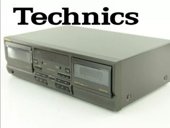 Rare Technics RS-TR170  w ELECTRIC OPENING & CLOSING DRAWERS Dolby Dual Cassette Deck. (Read Full Description).