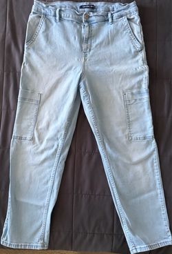Calvin Klein Jeans Light Wash Cargo Pants