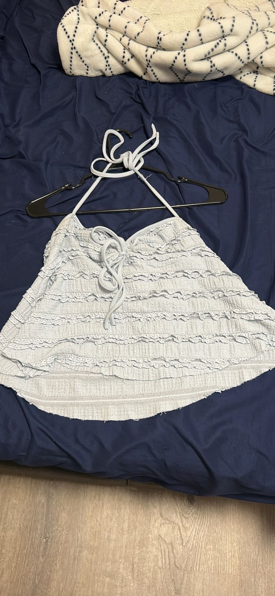 Babydoll top light blue