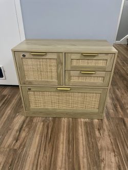 Wood Filing Cabinet