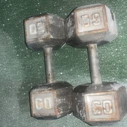 60 LB Dumbbell 