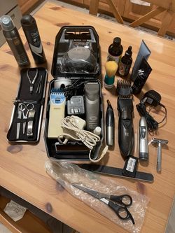 Men's Grooming Kit Lot – Clippers, Trimmers & More