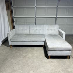 Modern L-Shaped Sectional with Storage Chaise *Free Delivery*