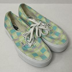 VANS Men’s 8.5 Checkered Pastel Colors