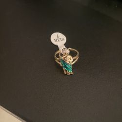 Gold plated St . Jude ring 