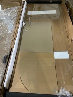 48" W x 58" H Tub Door Chrome Finish