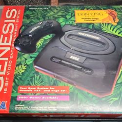 Original Sega Genesis Console Lion King Edition In The Box
