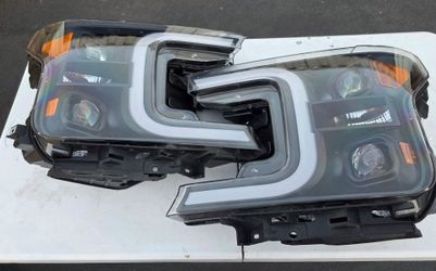 18-20 Ford F150 LED DRL Projector Headlights Luces Focos Micas Faros Faroles Headlamps