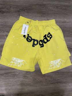 Yellow Spider Shorts