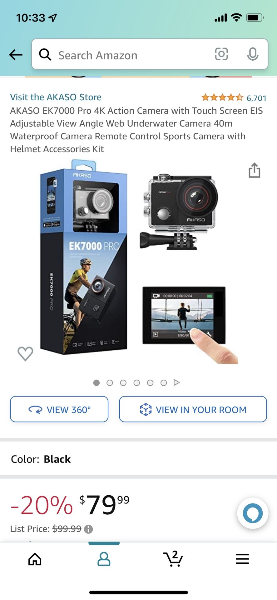 Action Camera Only Used Once