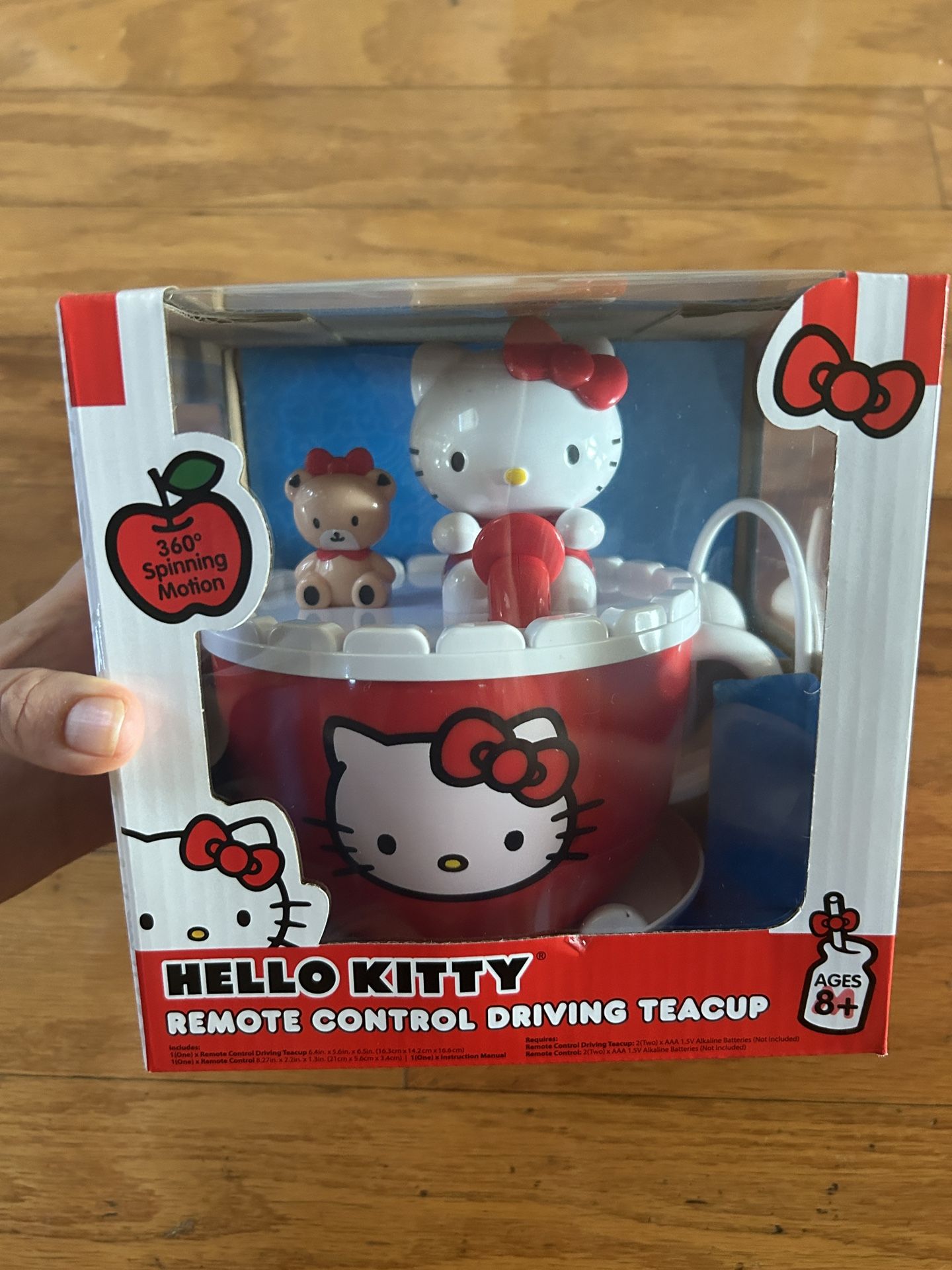 NWT licensed Hello Kitty Remote control driving teacup
