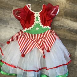 Girls Size 5 Elf Costume