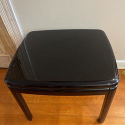 Black Lacquer Side Table
