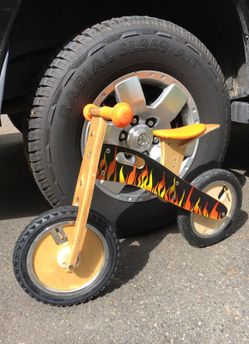 Custom firefighter balance bike