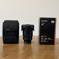 Sony FE 24-70mm f/2.8 E-Mount Full-frame Standard Zoom G Master