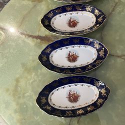 4 ANTIQUE SMALL TRAYS
