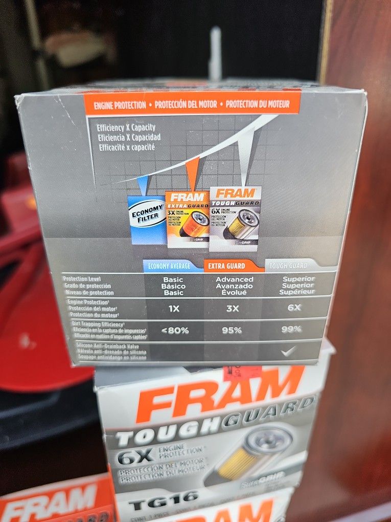 Fram Tough Guard TG16 Oil Filter 4 NIB