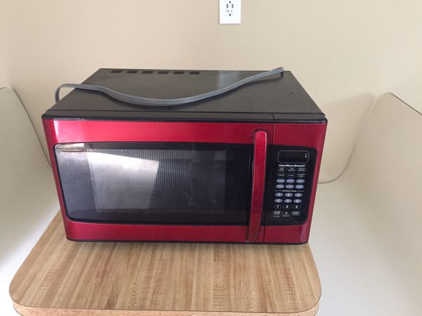 Hamilton Beach Microwave Oven Red 1000w For In Portland Or Hamilton Beach Microwave Oven Red 1000w