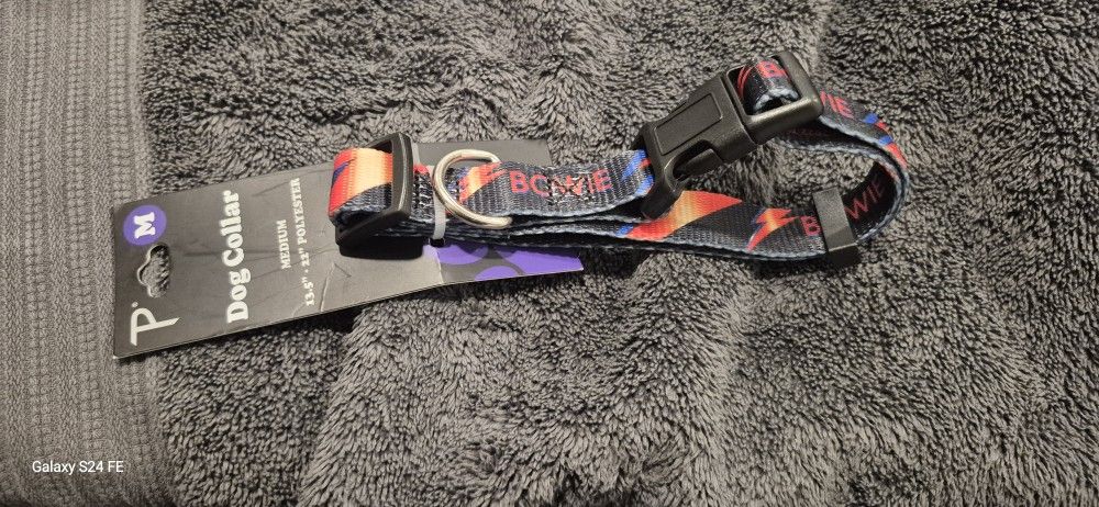David Bowie Dog Collar