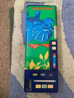 Triceratops Dinosaur Pencil Case with Calendar