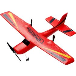 RC Plane, 2.4GHZ 2 Channel Remote Control Airplane with 6-Axis Gyro Stabilizer, Ready to Fly Aircraft Plane Toys with 2 Batteries, Easy to Fly RC Glid