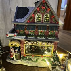St Nicholas Square-Christmas village Collection Piece “Santa’s Toy Store” 