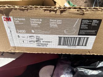 3M Tan Burnish Pads