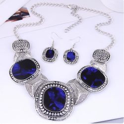 Brand New Geometric Enamel Jewelry Set 