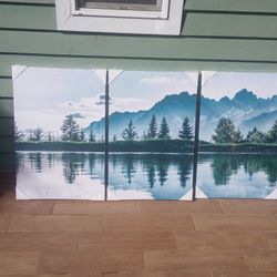 2' X 3' Three Piece Picture Set 