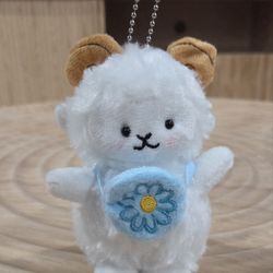 LOLABU Sheep Plush Keychain 5 inch