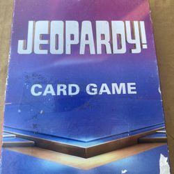 Jeopardy Card Game
