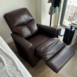 Leather La-Z-Boy Recliner Chair