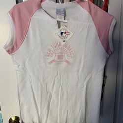 Two NWT Official Licensed NY Yankees Shirts Ladies L