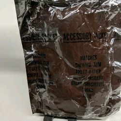 C Ration Accessory Pack, No Cigarettes.