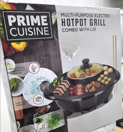 Prime Cuisine HotPot  Grill  Combo With Lid