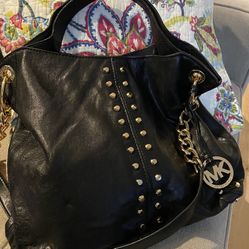Michael Kors / MK Leather Bag / Handbag / Hobo 