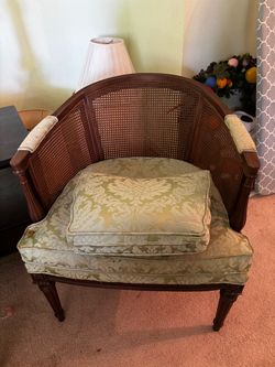 Pair of Antique wicker side chairs