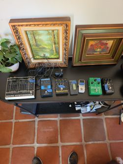 Guitar/Vocal effects and tuner pedals
