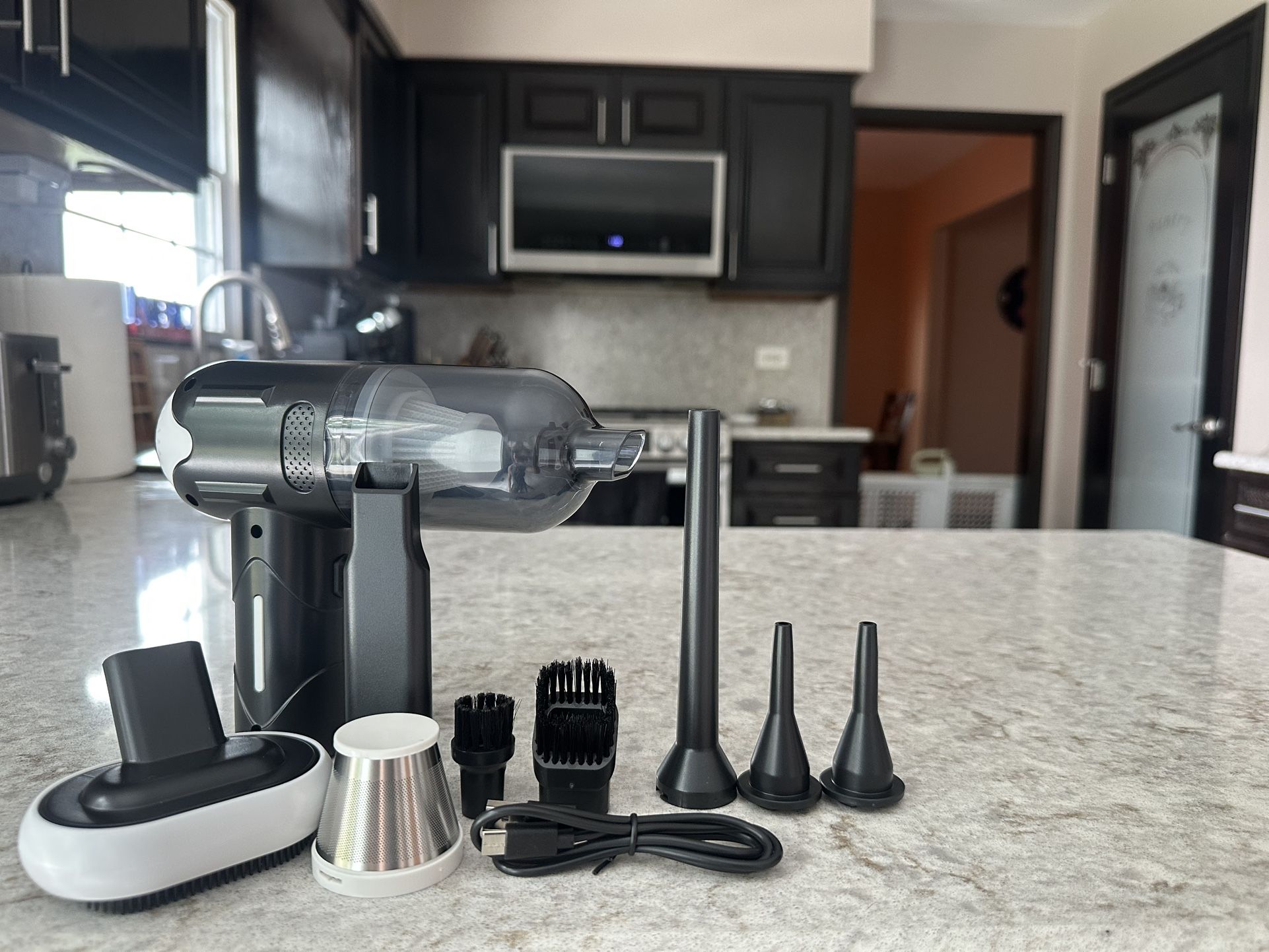 Cordless Handheld Vacuum – 12000PA Suction, Rechargeable & Portable
