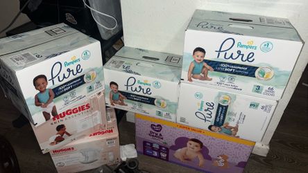 Diapers size 3&4 Pampers/huggies/parents choice