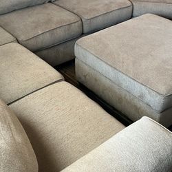 Sectional Sofa With Storage Ottoman 