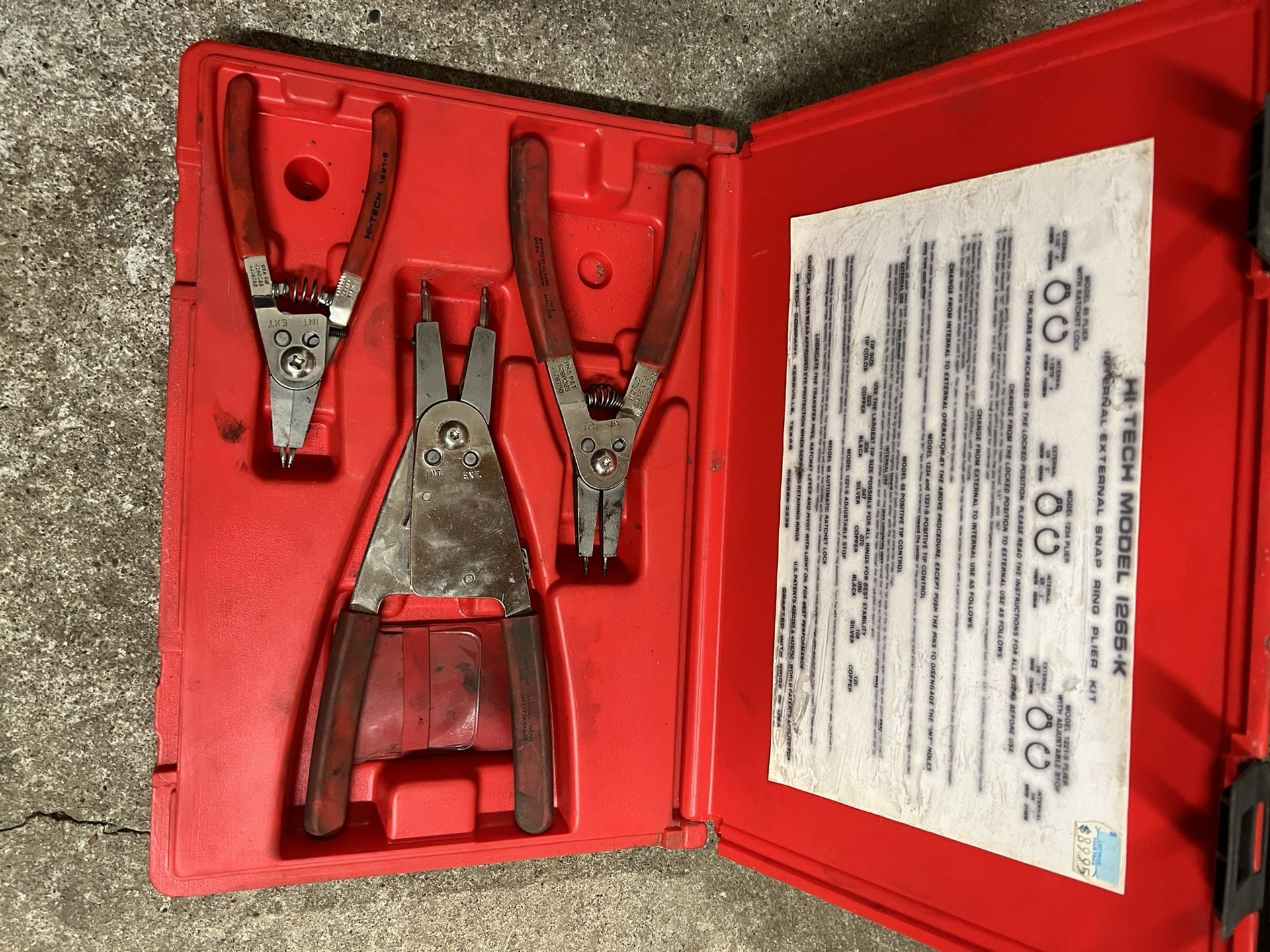 Split Ring Tool Set